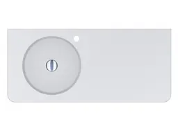 Умивальник Miraggio LOOP 1000 L (8813930) Mirasoft, Матовий, Підвісний, Білий - мініатюра 6