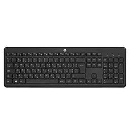 Клавіатура мембранна 230, 106key, WL, EN/UK, чорний HP teh0013843 - мініатюра 2