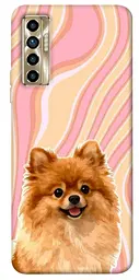 TPU чохол Demsky Pastel spitz для TECNO Camon 17P