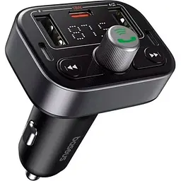 Автомобільний зарядний пристрій Baseus FM Launcher S-09 Pro black (C10762200113-00)