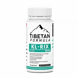 Таблетки Tibetan Formula КЛ рікс Клімактерикс 60 таблеток