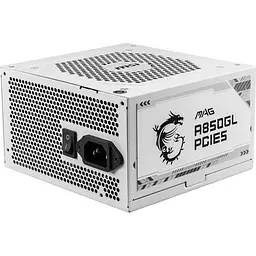 Блок живлення MSI MAG A850GL 850W PCIE5 White [176487] - мініатюра 6