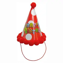 Ковпачок на голову Happy Birthday