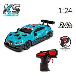 Автомобіль KS Drive на р/к Mercedes AMG C63 DTM 1:24, 2.4Ghz блакитний (124RMBL) - мініатюра 7