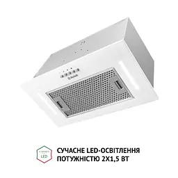 Витяжка повновбудована PERFELLI BI 5684 WH 1000 LED - мініатюра 3