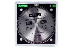 Диск пильний по дереву Apro 230 x 22.220мм x 80T - мініатюра 5