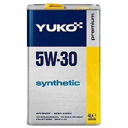 Автомобільна моторна олія YUKO SYNTHETIC 5W-30 4л