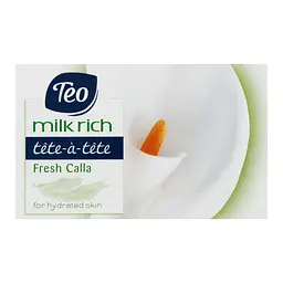 Мило тверде Тeo Milk Rich Tete-a-Tete Fresh Calla, зелений, 100 г (58085) - мініатюра 2