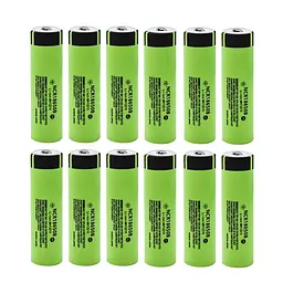 Захищений Li-Ion акумулятор Panasonic NCR18650B 3400 mAh (Зелений) - мініатюра 8