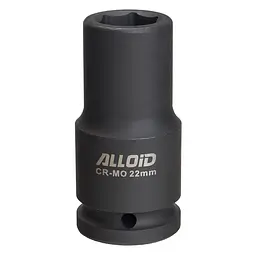 Торцева головка Alloid ударна глибока 3/4DR 22 мм (GUG-71122)