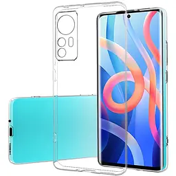 TPU чохол Epik Transparent 1.5 mm Full Camera для Xiaomi 12 / 12X Безбарвний прозорий