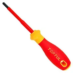 Викрутка Toptul шліцева ізольована PH/FL2x100мм (1000V) VDE Pro-Plus (FYEF0210V4)