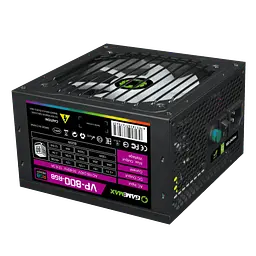 Блок живлення GameMax 800 Вт VP-800 RGB, Black, 80+ Bronze, Active PFC, 12 см, 3xMolex / 6xSATA / 2x2+6-pin / 1x4+4-pin / 1x20+4-pin, захист OVP / UVP / OCP / OLP / OPP / SCP (VP-800-RGB) - мініатюра 5