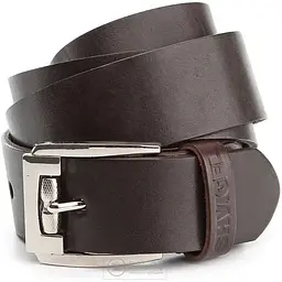 Чоловічий шкіряний ремінь SHVIGEL 3,8х120 см acs0014774