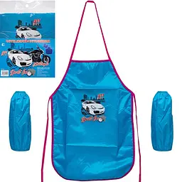 Фартух дитячий з нарукавниками для хлопчиків CR5520(Blue) 54х37 см (80433)