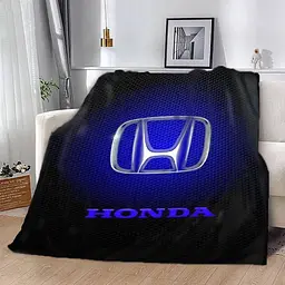 Плед плюшевий на подарунок 3D Honda 160х200 см
