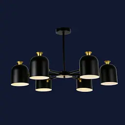 Світильники лофт Levistella 756LPR1027-6 BK