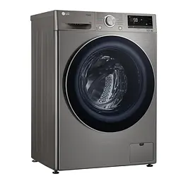 Пральна машина LG фронтальна 7 кг 1200 A+++ 48 см дисплей пара інвертор cріблястий - мініатюра 2