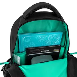 Рюкзак GoPack Education 182M New Level Чорний (GO26-182M-8) - мініатюра 13
