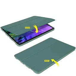 Чохол-книжка BeCover Tri Fold Hard для Apple iPad Pro 12.9 2020/2021/2022 Dark Green (711720) - мініатюра 5