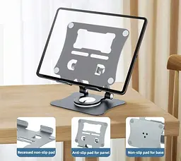 Підставка тримач для планшета TEHNI-X Secure Holder на 7-12,9 сіра - мініатюра 5