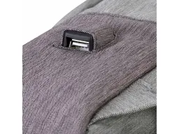 Рюкзак для ноутбука RIVACASE 7562 grey/mocha anti-theft 15.6 - мініатюра 3