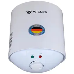 Водонагрівач Willer Palermo, 1500 Вт, мокрий ТЕН, 6 л, Slim, вертикальний, білий (AEV-06R)