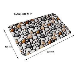 Вологопоглинаючий килимок Sticker Wall 400х600х3мм SW-00002551 - мініатюра 3