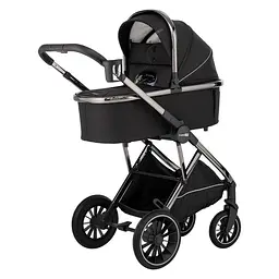 Коляска для дитини універсальна 3 в 1 FreeON Allegro, black - мініатюра 2