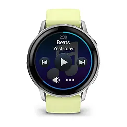 Смарт-годинник Garmin Venu 4 45mm Silver Bezel with Citron Silicone Band (010-03014-02) - мініатюра 7