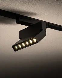 Магнітний трековий світильник Nowodvorski 11312 UT-LVM Focus Out LED 1x6W 3000K 500Lm IP20 чорний - мініатюра 2