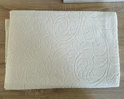 Простирадло махрове жакардове Parisa Home 200х220 щільність 400 г/м2 крем - мініатюра 2