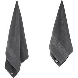 Набір рушників махрових Ardesto Lotus, 140х70/90х50 см, 2 шт., графіт (ART2357MC0 - мініатюра 7