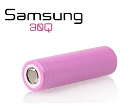 Акумулятор Samsung 18650 INR18650-30Q 3000mAh (Рожевий) - мініатюра 4