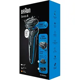 Електробритва Braun Series 5 51-B1500s чорно-синя [92517] - мініатюра 4