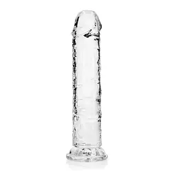 Фалоімітатор - Realrock Dildo 8" Transparent - мініатюра 2