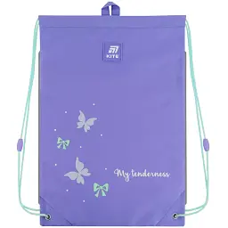 Сумка для форми та взуття для дівчинки Kite K25-600M-19 Фіолетовий