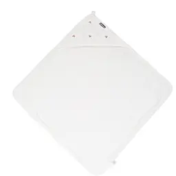 Рушник дитячий Childhome Hearts 80 x 80 см з капюшоном білий (CCBCJOH) - мініатюра 4