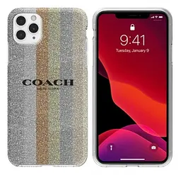 Протиударний чохол Coach Protective Case для iPhone 11 Pro Max Glitter Americana CIPH-003-GLAMN-V - мініатюра 3