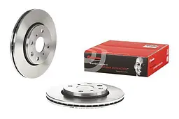Диск гальмівний Citroen C1 I-II, Toyota Aygo, Peugeot 108, 107 05-25р Brembo (09.9928.14)