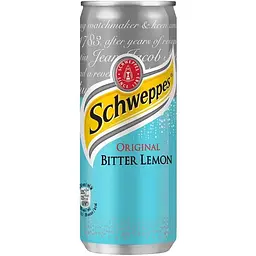 Напій Schweppes Original Bitter Lemon з лимонним соком безалкогольний 330 мл