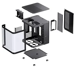 Корпус Jonsbo TK-1 Black (TK-1 Black) Без БП - мініатюра 6