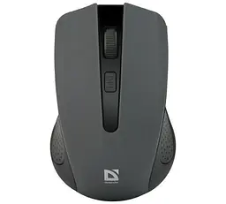 Миша бездротова Defender Accura MM-935, сірий/чорний, USB, оптична, 800/1200/1600 dpi, 4 кнопки, 2xAAA, покриття 'Soft Touch'