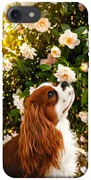 TPU чохол Demsky Flower spaniel для Apple iPhone 7 / 8 (4.7")