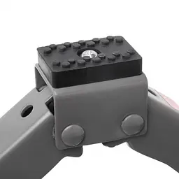 Домкрат механічний ромбовидний INTERTOOL GT0183, вантажопідйомність 1,5 т, з тріщоткою, гумовий упор, висота підйому 90–370 мм - мініатюра 7