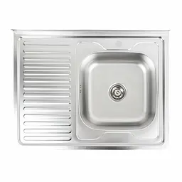Кухонна мийка з нержавіючої сталі Valeso 8060 R декор (0,7/160 мм), Decor - мініатюра 5
