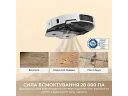 Робот-пилосос з вологим прибиранням Dreame Bot L50 Ultra AE White (RLL51SE-wh) - мініатюра 7