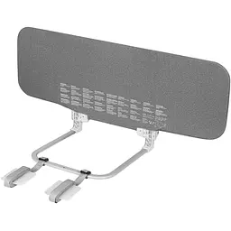 Захисний бар'єр для ліжка Lionelo Lora Grey Stone сірий (LO-LORA GREY STONE) - мініатюра 3