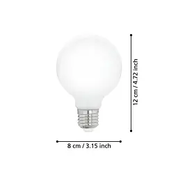 Лампа напівпровідникова LM_LED_E27 EGLO 110039 - мініатюра 2