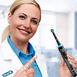 Насадка для зубної щітки Oral-B Cross Action CleanMaximiser Black 1 шт. (EB50BRB) [85821] - мініатюра 7